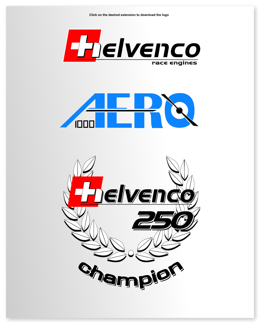 Click on the desired extension to download the logo